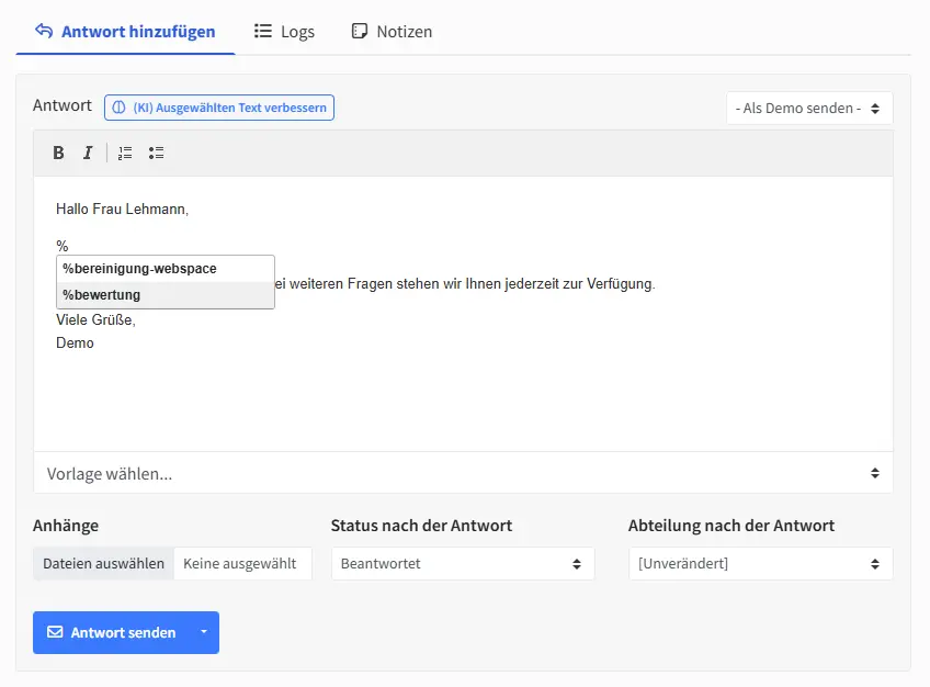 Qualitative Antworten in Rekordzeit verfassen