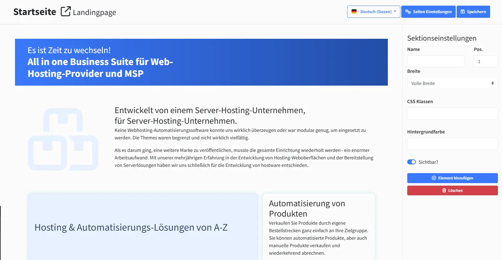 CMS Verwaltung
