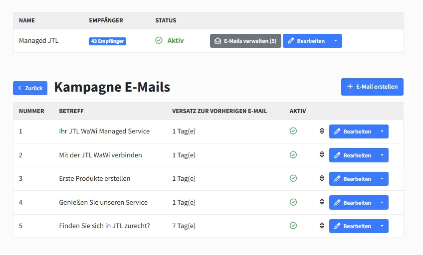 Automatische Follow-Ups mit Marketing Kampagnen